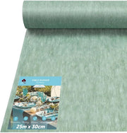 Tavolo per Festa 25m x 30cm, Tavolo Fleece Eucalipto, Decorazione di Tavolo per Feste, Festa di Comunione, Matrimonio, Scuola, Battesimo, Compleanno, Rito di Passaggio e Festa