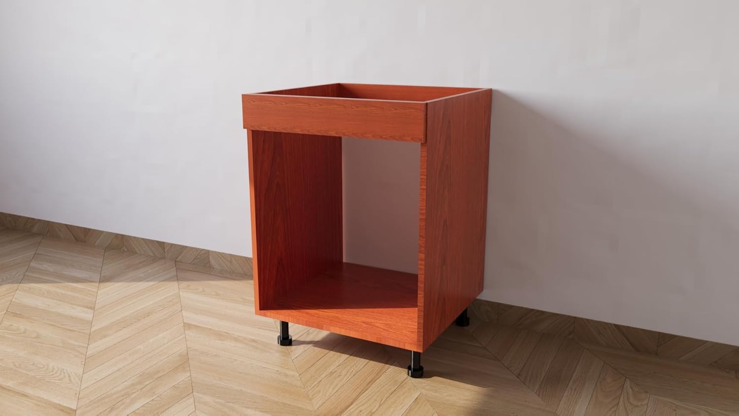 Mobile Base forno il legno L 60 x H 72 x P 55,5 cm in kit colore Ciliegio