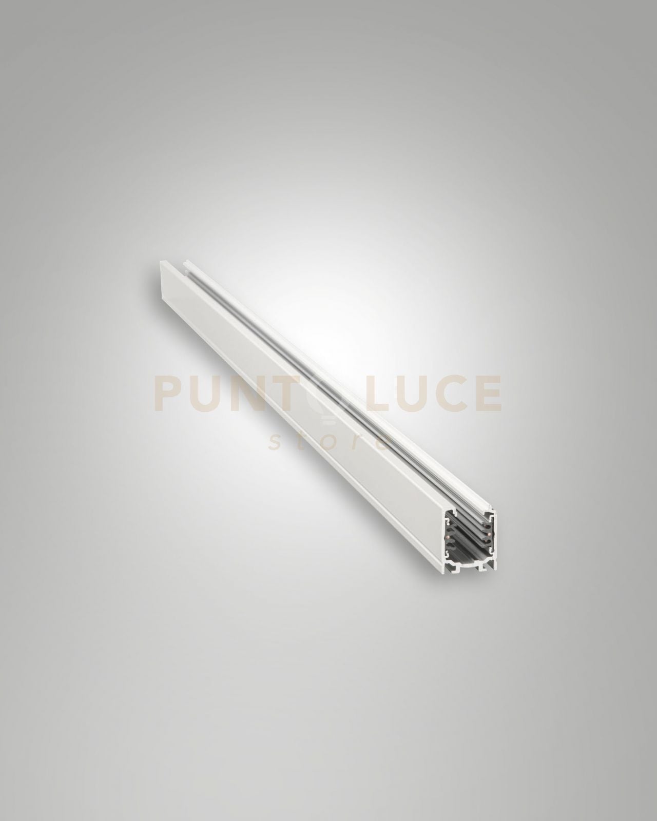 6120-15-200 BINARIO TRACK BIANCO STANDARD 3 FASI+DA L.200CM