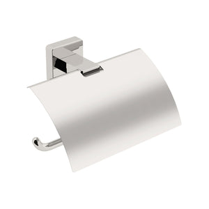 Lineabeta - Portarotolo con coperchio Dado in ottone cromato