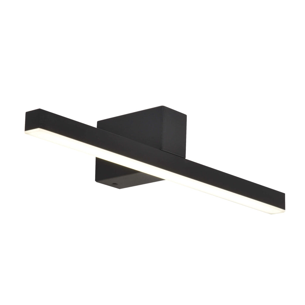 Applique bagno Nevada M LED nero IP44 LightPrestige