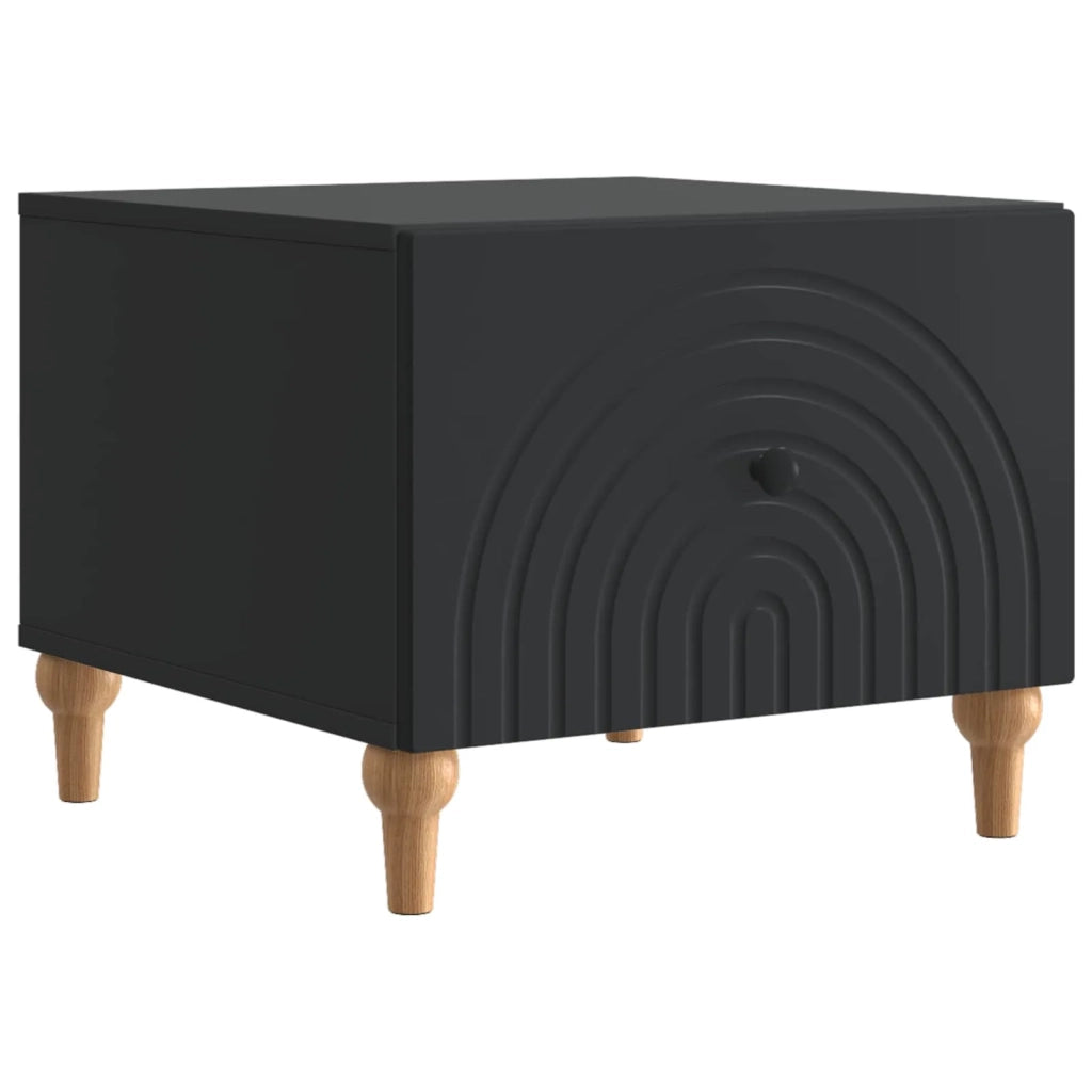 Tavolino da salotto Nero 49 x 50 x 40 cm Legno ingegnerizzato 894276