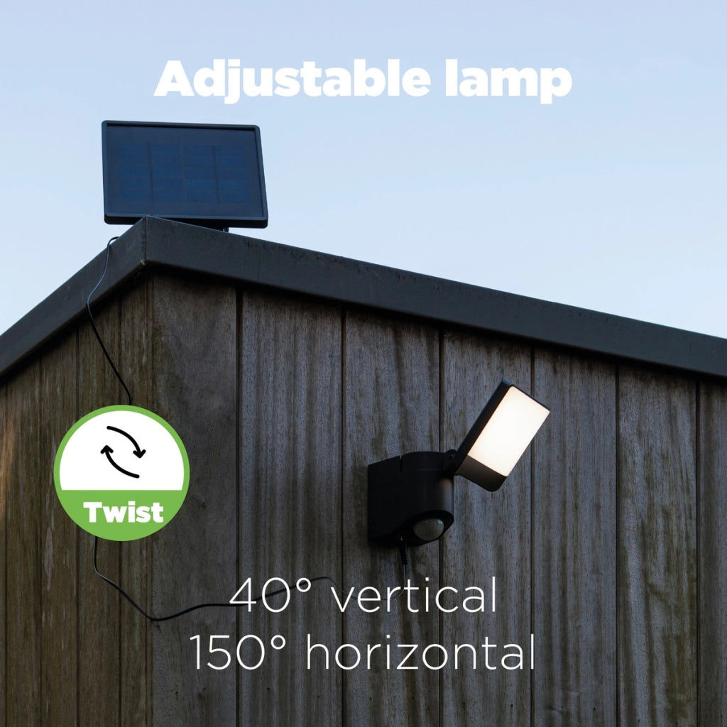 Applique esterna solare LED 11W con sensore Lutec SUNSHINE