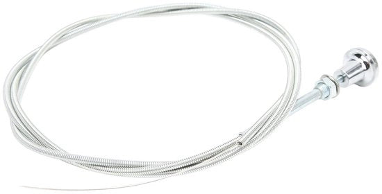 Choke Kabel 1,80 Metro - Verricambio Universale - Acciaio Inox/Cromo - Adatto per Motori a 4/6/8 Cilindri - Duraturo e Resistente - Chokekabel