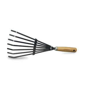 SCOPETTA 7 DENTI - MANICO LEGN