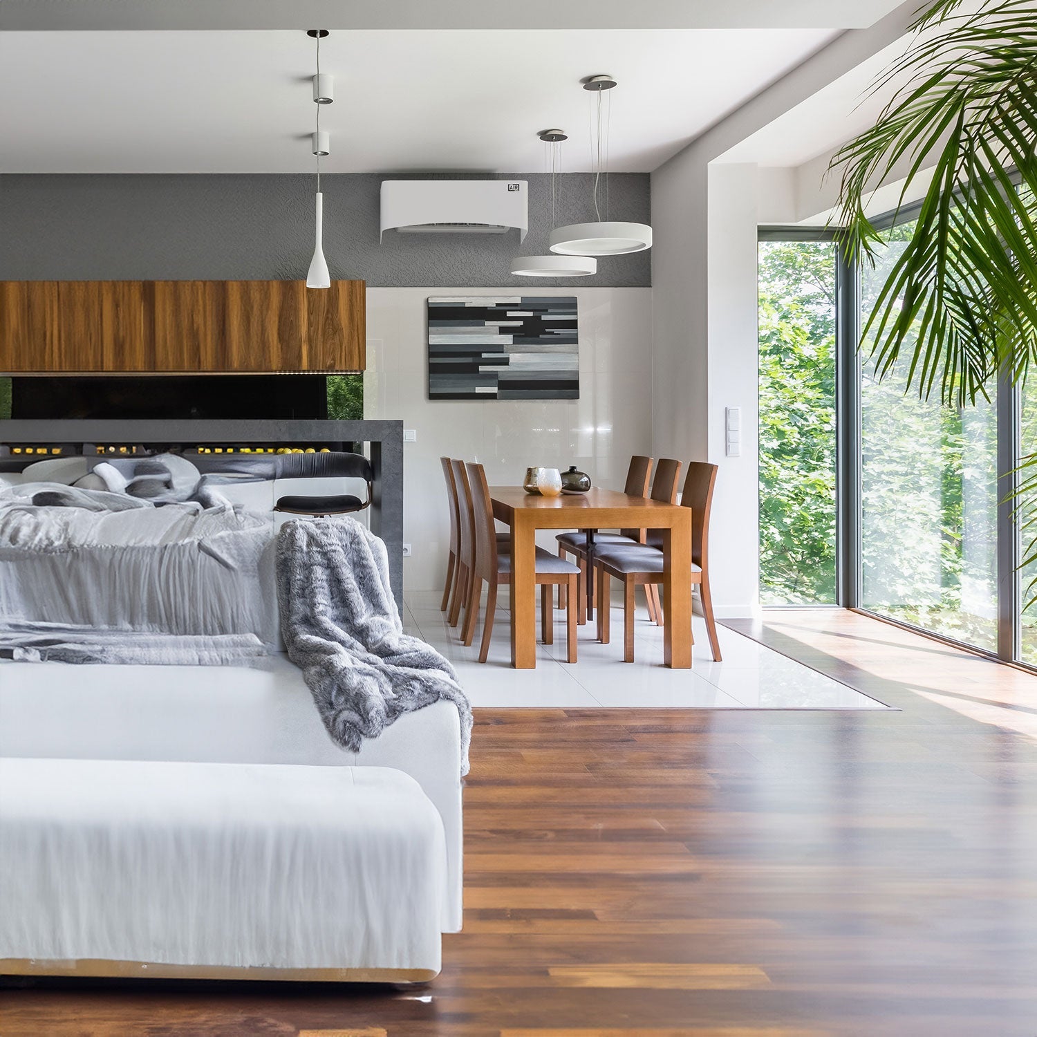 Copri Condizionatore Split 95x26x35 cm Clio S Bianco