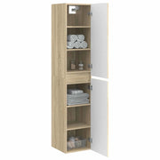 Mobiletto da Bagno | Armadio da bagno a Muro Rovere Sonoma 33 x 34,5 x 160 cm