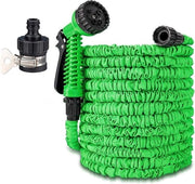 Serpentino Estensibile 30m - Serpentino Flessibile per Auto e Irrigazione con Connettori Universali