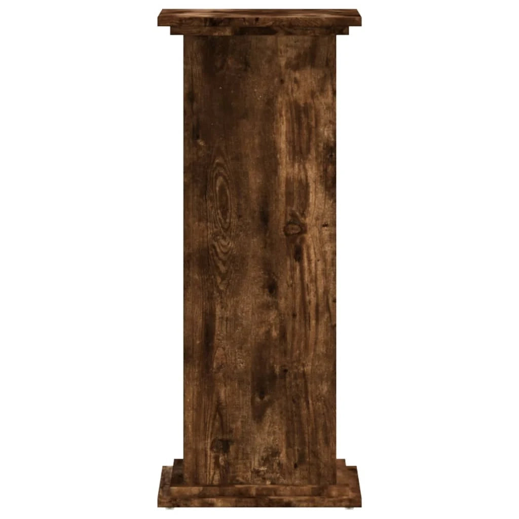 Portavasi mobiletto per fiori 33 x 33 x 80 cm legno ingegnerizzato marrone 02_0045155