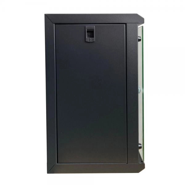 Armadio Rack 10'' a Muro 9 Unità Pannelli Asportabili Nero