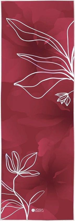 Asciugamano e Tappeto Yoga a Microfibra - Ideale per l'Esercizio Yoga e Fitness - 1 pezzo - Colore Iris - Microfibra - 183 x 61 cm