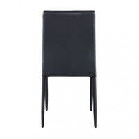Sedia Cammie 41x50x91 h cm in Similpelle Nero