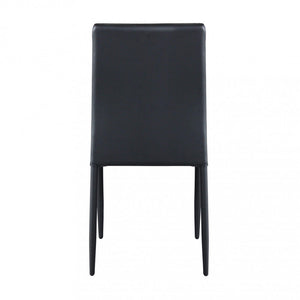Sedia Cammie 41x50x91 h cm in Similpelle Nero