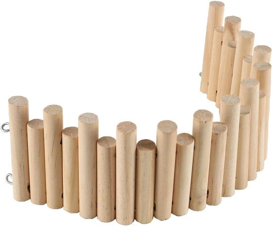 Hek Houten per Hamster - Scala per Roditori - Struttura di Gioco - Rifugio Naturale - 30cm