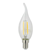 Trade Shop - Lampadina Led 4 W E14 Colpo Di Vento Luce Fredda Naturale Calda 440lm C35a-t -