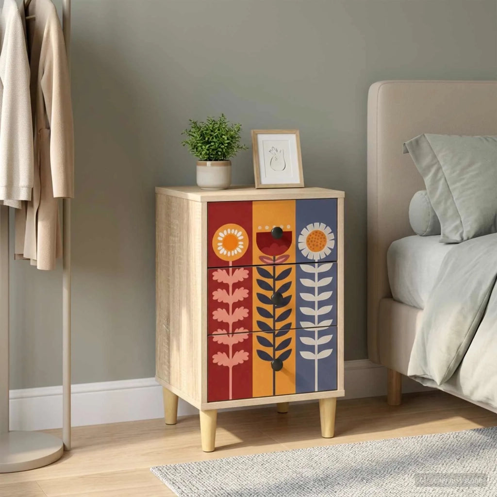 Armadio da Notte ESSEN Rovere Sonoma 36 x 33 x 60 cm 8007295