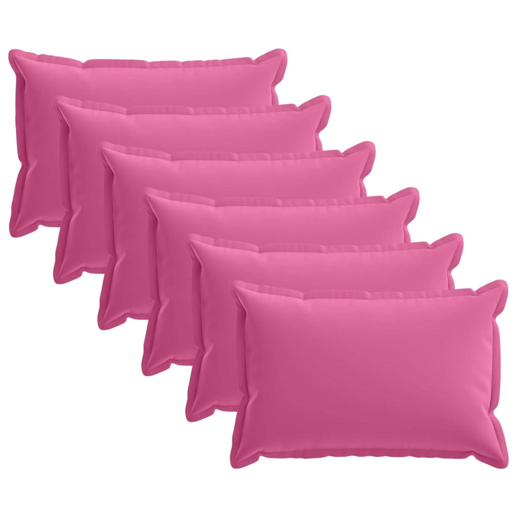 Federa 6 pcs HOUTEN Rosa 50 x 80 cm Poliestere 920204