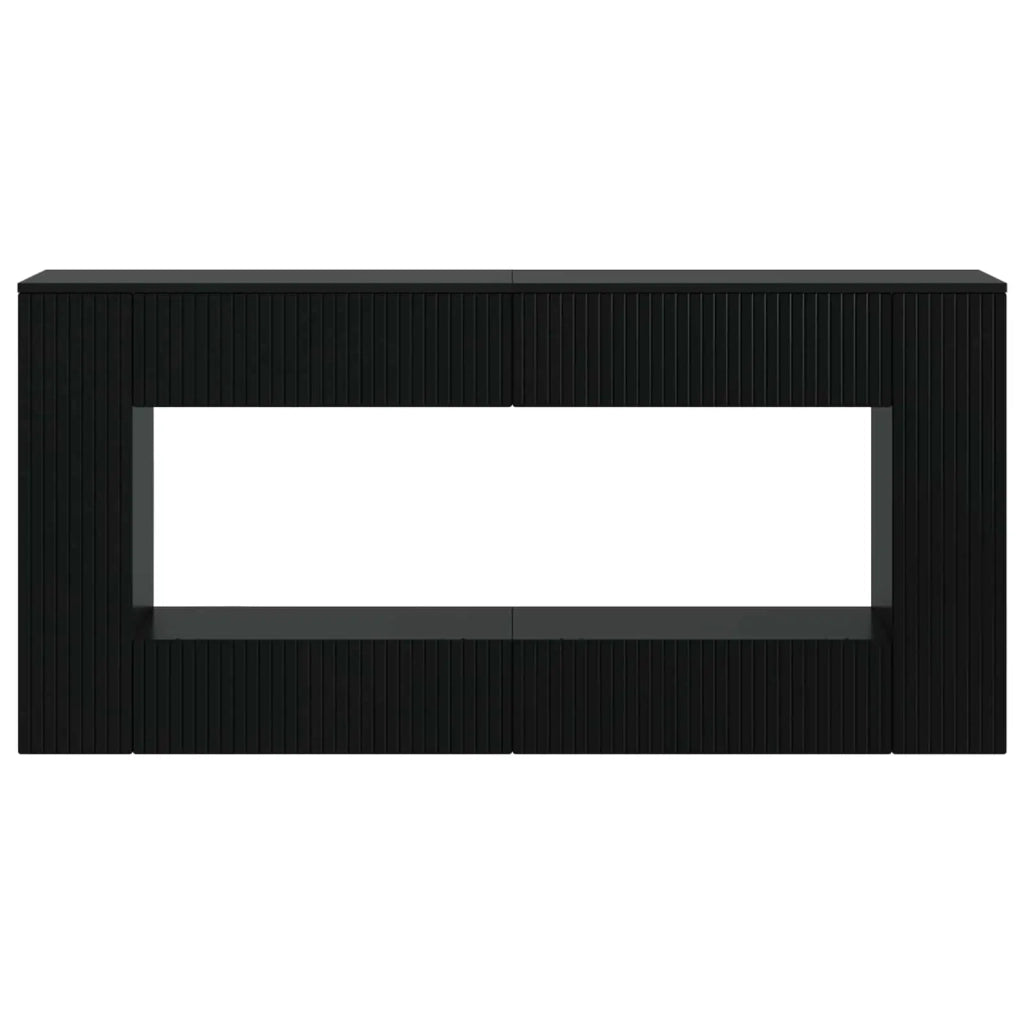 Tavolo consolle Nero 155 x 29 x 74 cm Legno ingegnerizzato 899887