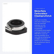 Adattatore di scarico per motori - Carburatore inverter di scarico - 47-28MM - Migliora il tuo motore con questo adattatore di scarico per carburatore.