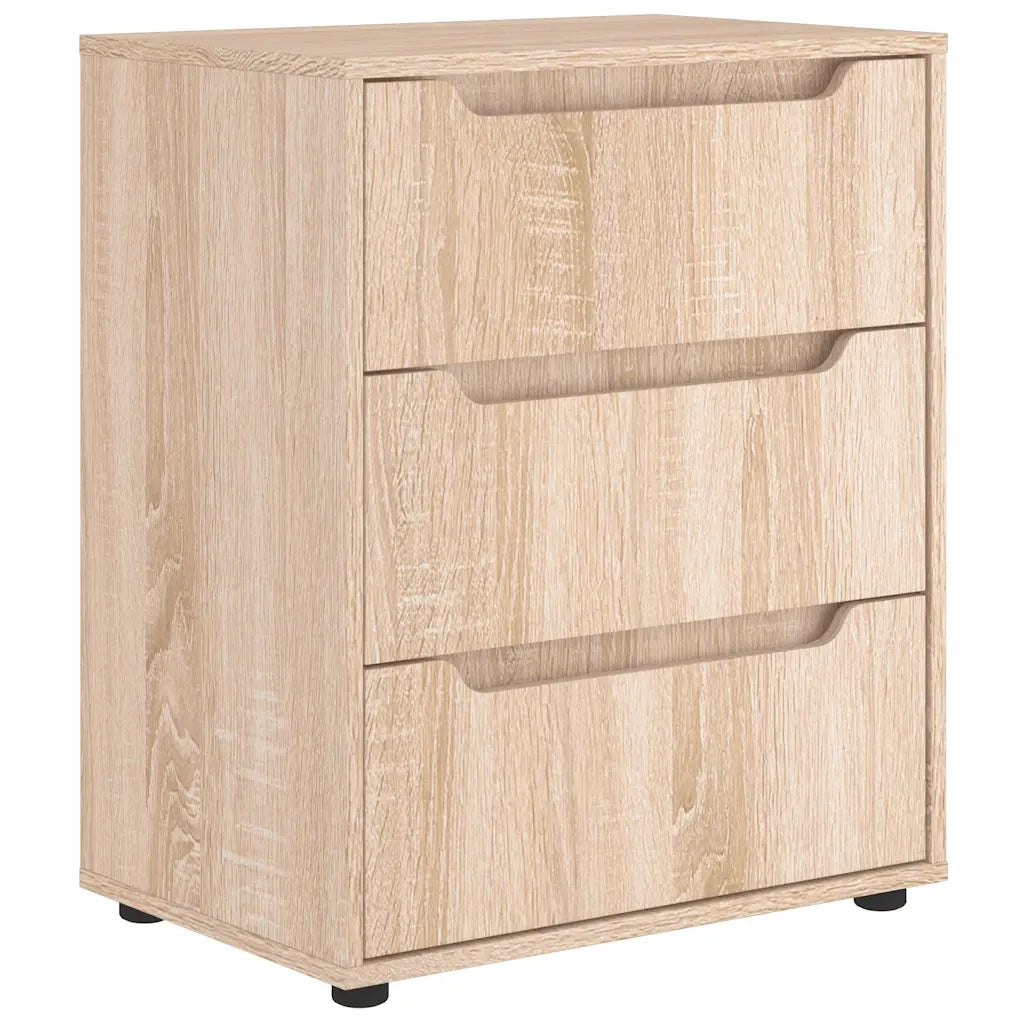 vidaXL Credenza VISNES Rovere Sonoma 60x40x73 cm in Legno Multistrato