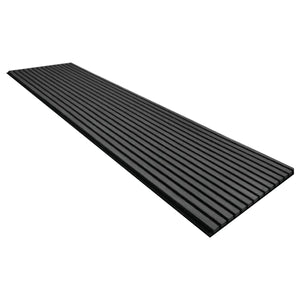 Pannelli Acustici Fonoassorbenti 2pz 60x120cm Decorativi Moderno Rovere Nero 3D