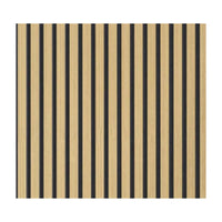 Pannelli Acustici Fonoassorbenti 4pz 60x60cm Decorativi Moderno Rovere Teak 3D