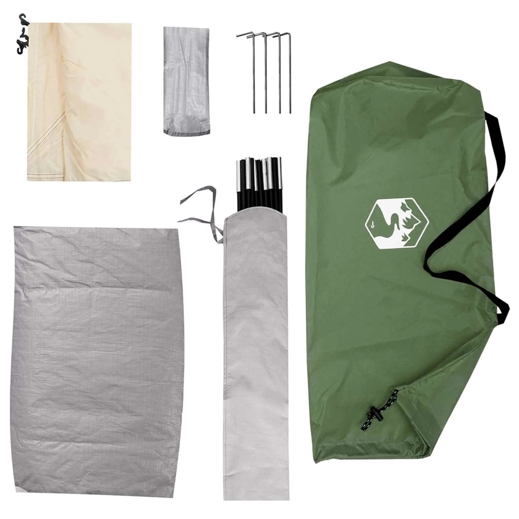 Tenda da campeggio con tetto Verde 190 x 140 x 105 cm 42028627