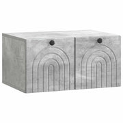 Mobile Porta TV da Muro Grigio Cemento 59,5 x 41 x 30 cm