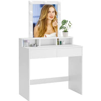 Toeletta Trucco Los Angeles Specchio Led Freddo Caldo Specchiera Makeup Cassetti