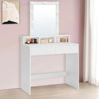 Toeletta Trucco Los Angeles Specchio Led Freddo Caldo Specchiera Makeup Cassetti