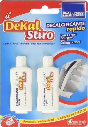 Dekal Decalcificante Ferro da stiro 2pz da 20ml Elimina il Calcare Velocemente