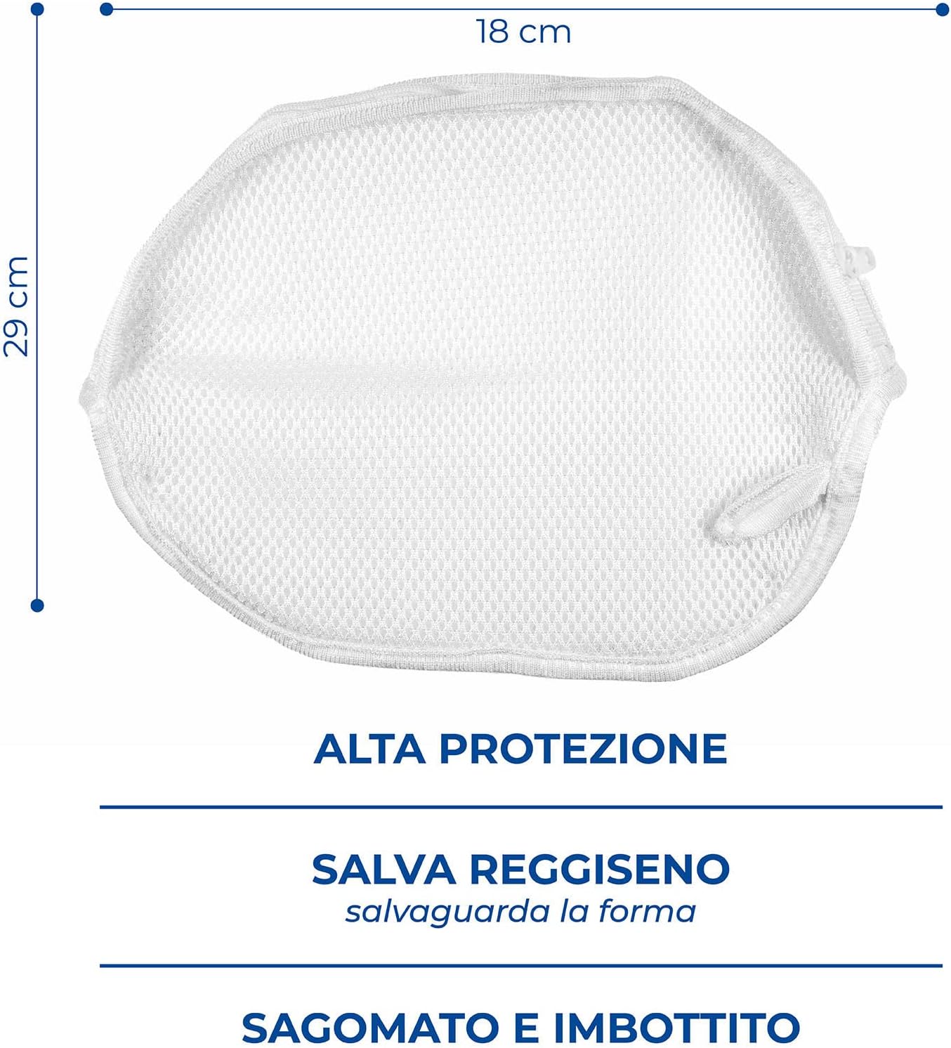 Salva Reggiseno Lingerie Sacco per Proteggere il Bucato Salvaguardia la Forma 18x29cm