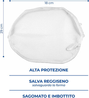 Salva Reggiseno Lingerie Sacco per Proteggere il Bucato Salvaguardia la Forma 18x29cm