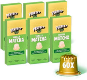 Tè Matcha Cerimoniale 60 Capsule - Compatibile con Macchina Nespresso - Polvere di Matcha - Qualità Premium - Intenso Sapore