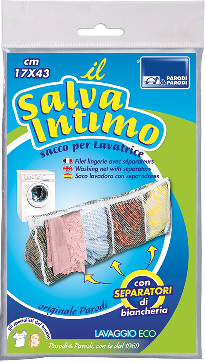 Salva Intimo Lavatrice Sacco per Proteggere il Bucato Salvaguardia la Forma 17x43cm
