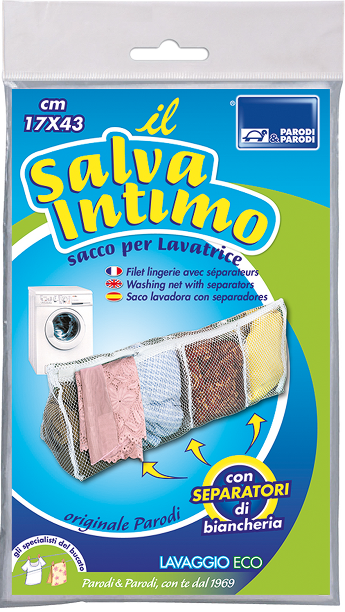Salva Intimo Lavatrice Sacco per Proteggere il Bucato Salvaguardia la Forma 17x43cm