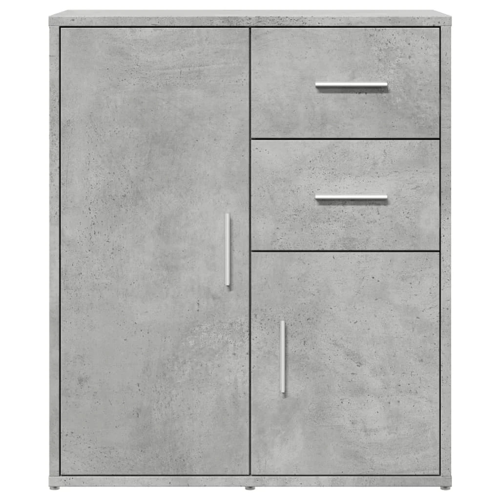 Buffet credenza cassettiera armadio mobile contenitore organizer per cucina soggiorno salotto 60 x 31 x 70 cm legno ingegnerizzato grigio 02_0031962