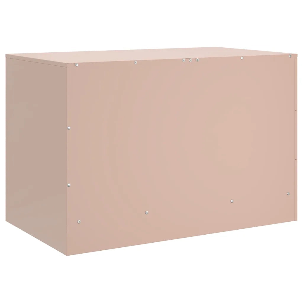 Mobile TV Rosso 67x39x44 cm in Acciaio 841693