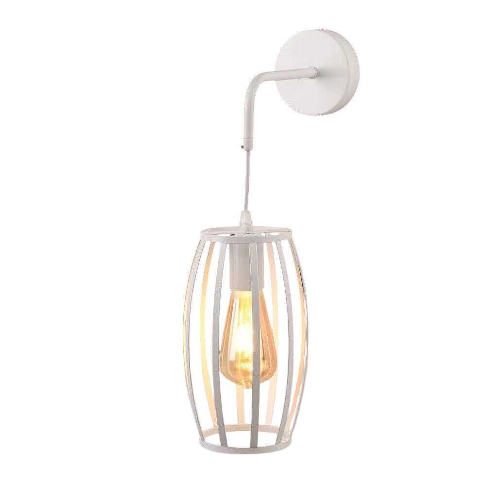 Trade Shop - Applique Parete Pendente A Forma Ovale 3d Stile Minimal Portalampada Attacco E27 Aq53 -