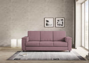 Divano marrak 3 posti (tre sedute da 60cm) misure esterne l.208cm | prugna - Mobili 2G