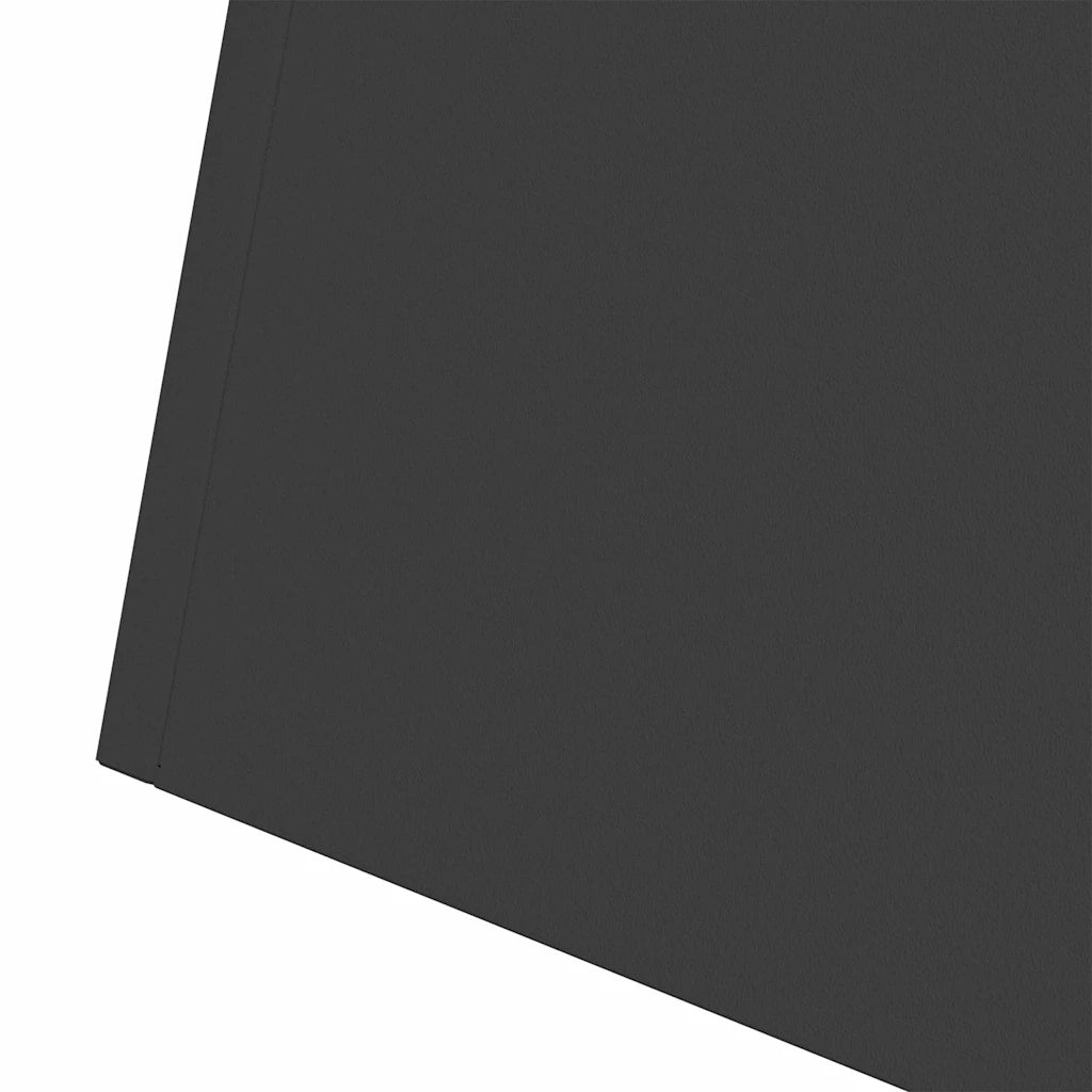 Vaso a Pilastro-Fioriera da Esterno-Contenitore per Piante Nero 40 x 40 x 100 cm