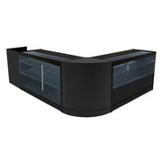 Set Banconi Neri Vega LED K1500 C1500 CM60 TB60 con Serratura e Vetrina