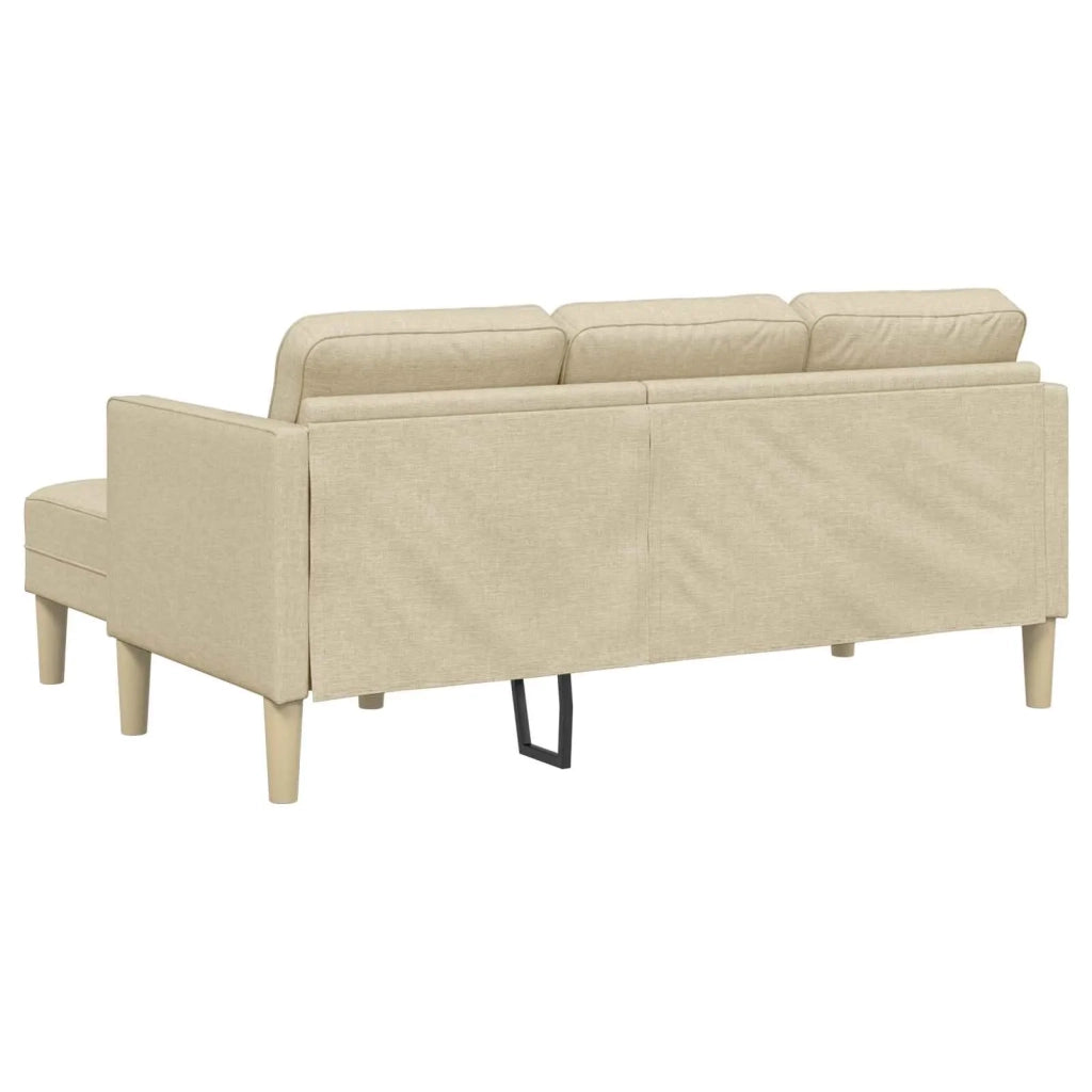 Set di divani 2 pz Crema Poliestere 3329258