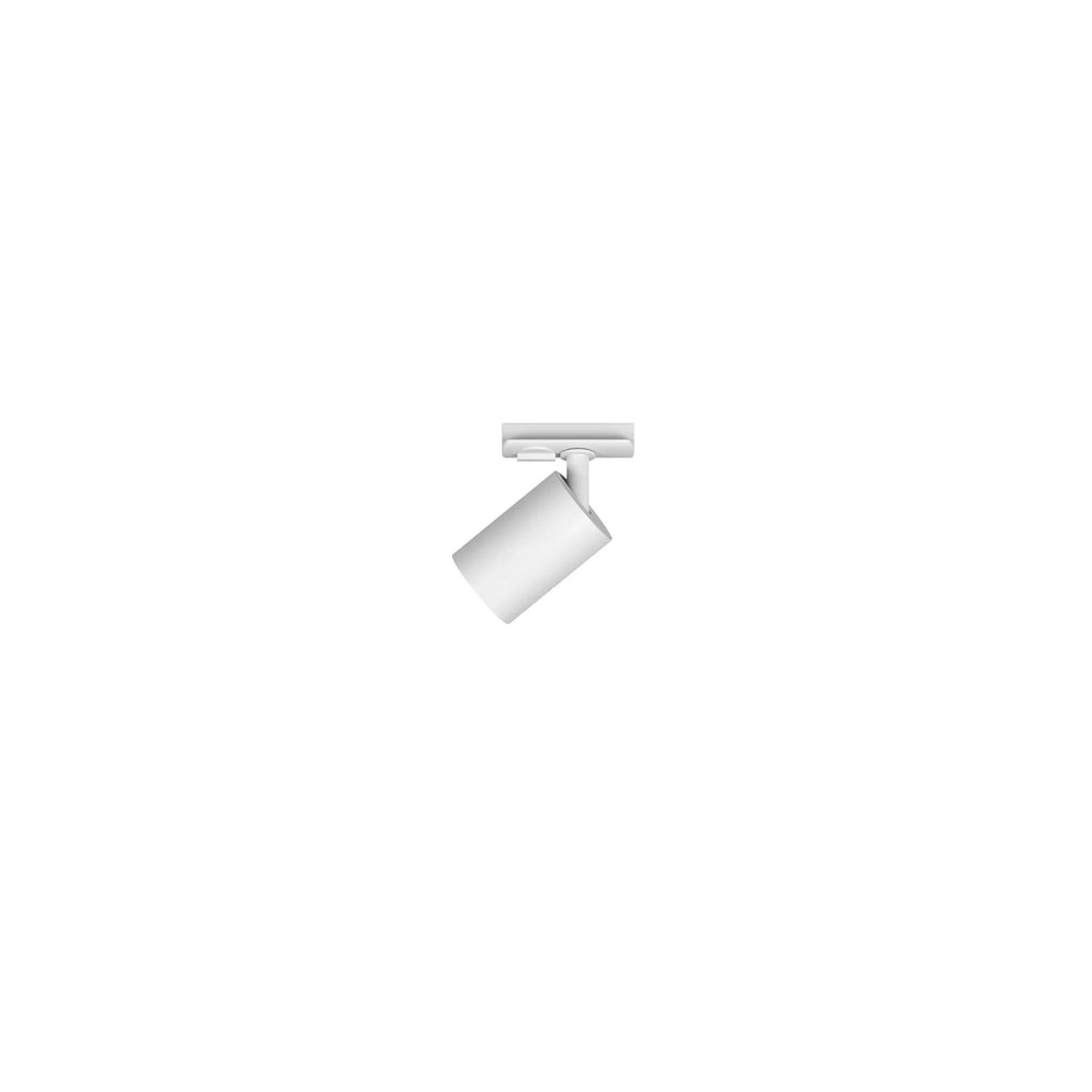 Modulo Spot Moderno Mono Amos Metallo Bianco 1 Luce E27