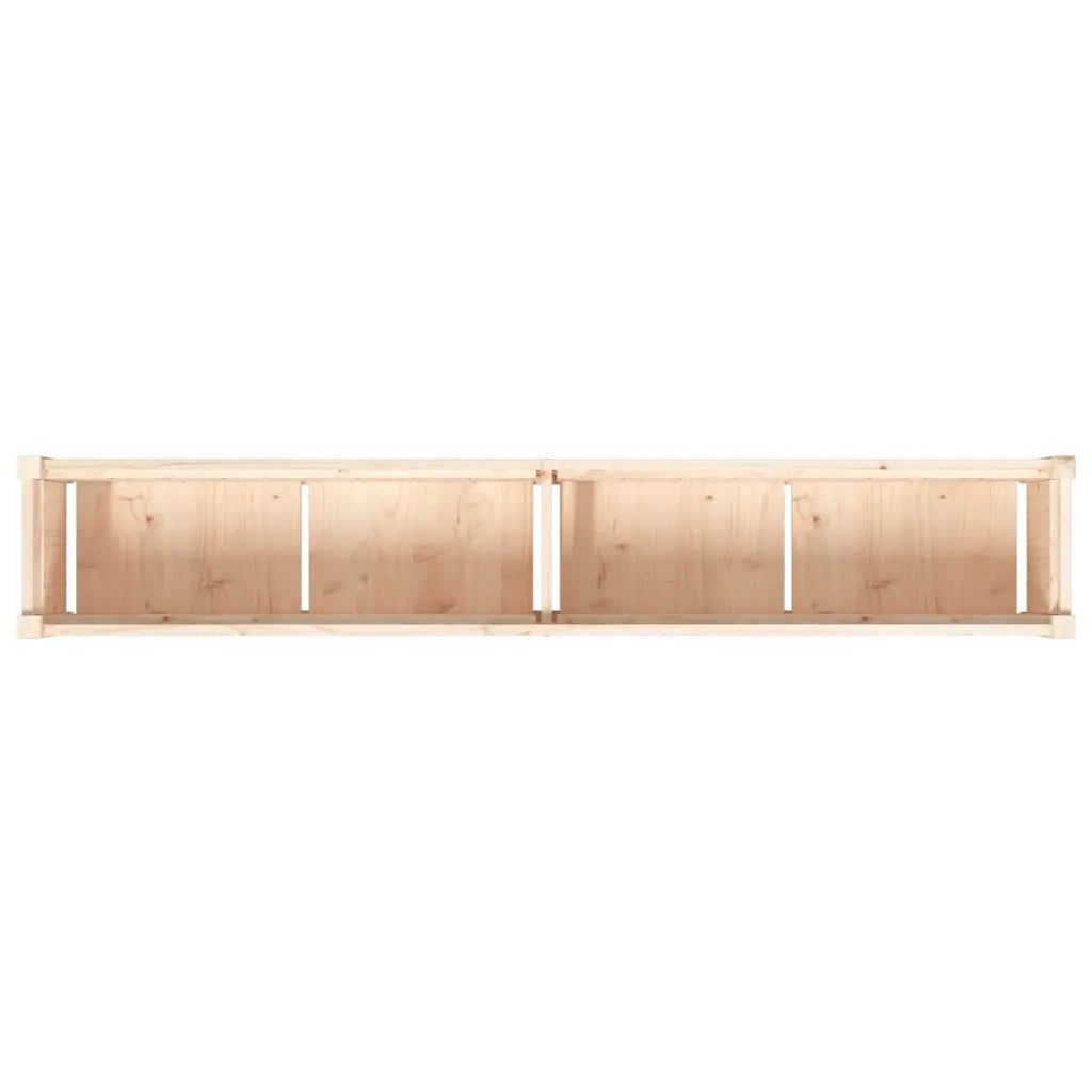 Fioriere da Giardino 2 pz in Legno Massello di Pino 837495