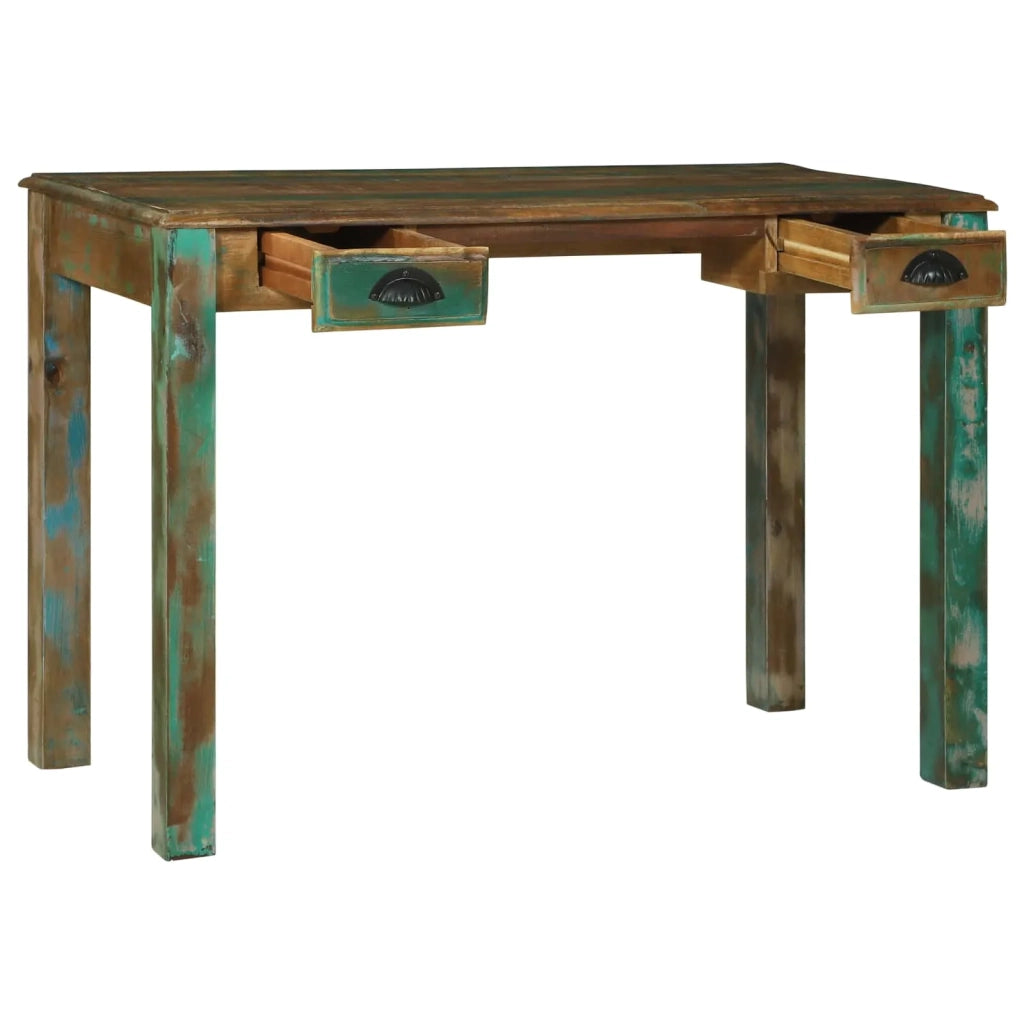 Scrivania Marrone 112 x 55 x 76 cm Legno Recuperato Massello 358877