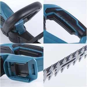 Tagliasiepi a Batteria Per Giardino, Tosasiepi Elettrico Senza Fili Con Lama  Acciaio 52Cm