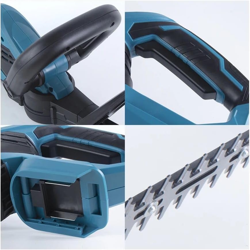 Tagliasiepi a Batteria Per Giardino, Tosasiepi Elettrico Senza Fili Con Lama  Acciaio 52Cm