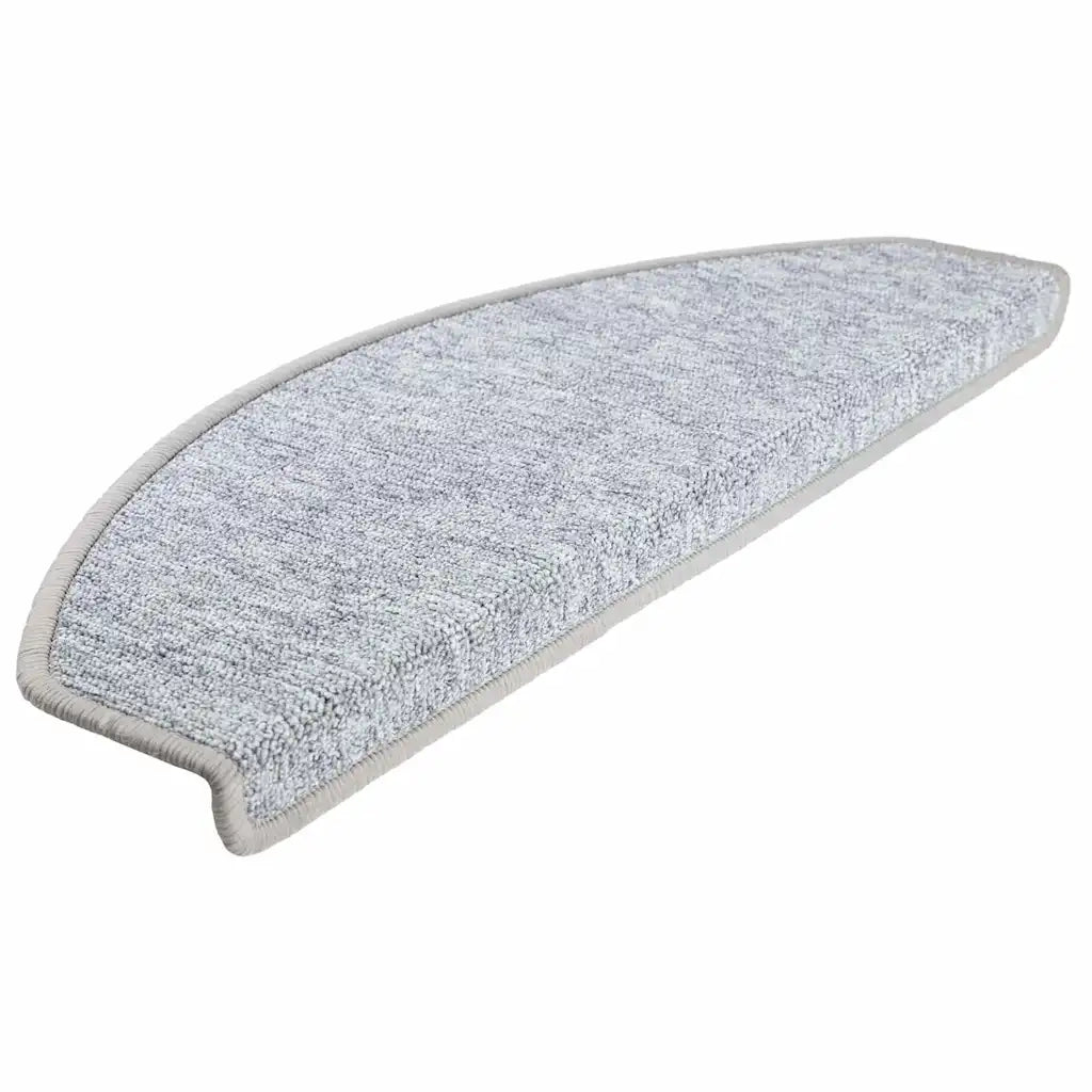 Tappetini per scale 20 pz 65x24x4 cm Grigio chiaro Semicircolari Grandi 3365792