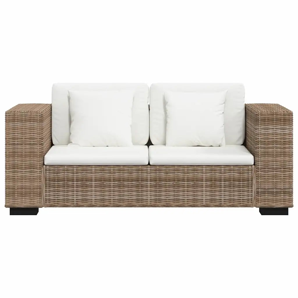 Set Divani a 2 Posti e 3 Posti in Vero Rattan 274359